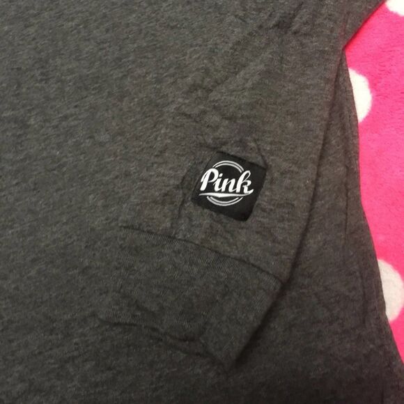 Victoria's Secret PINK S Long Sleeve Campus Tee new VS Logo - Picture 4 of 4